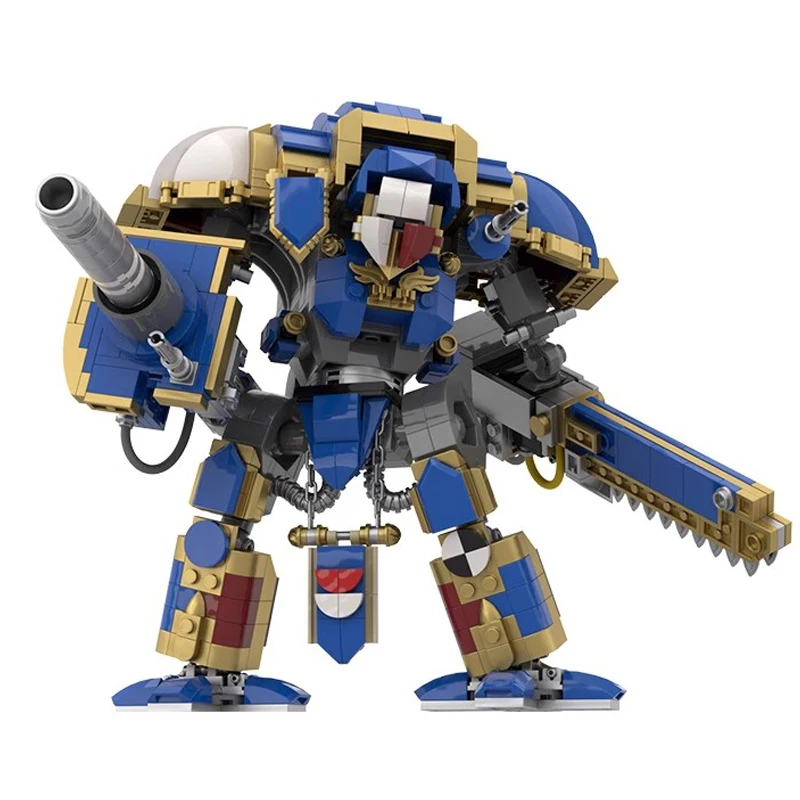 Bricklink MOC idées jeu de combat Robot réempteur Dreadnought Mecha guerrier ensembles blocs de construction créatifs jouets pour enfants cadeau de noël
