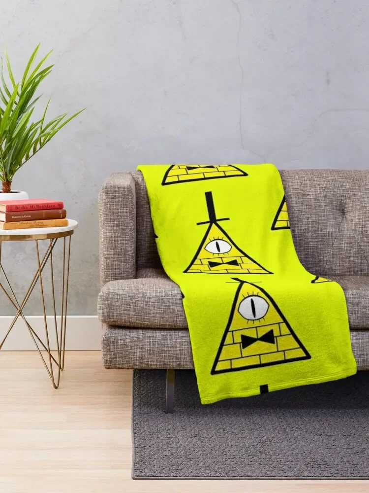 Bill Cipher staring Throw Blanket Heavy Decorative Throw Fluffy Shaggy Blankets