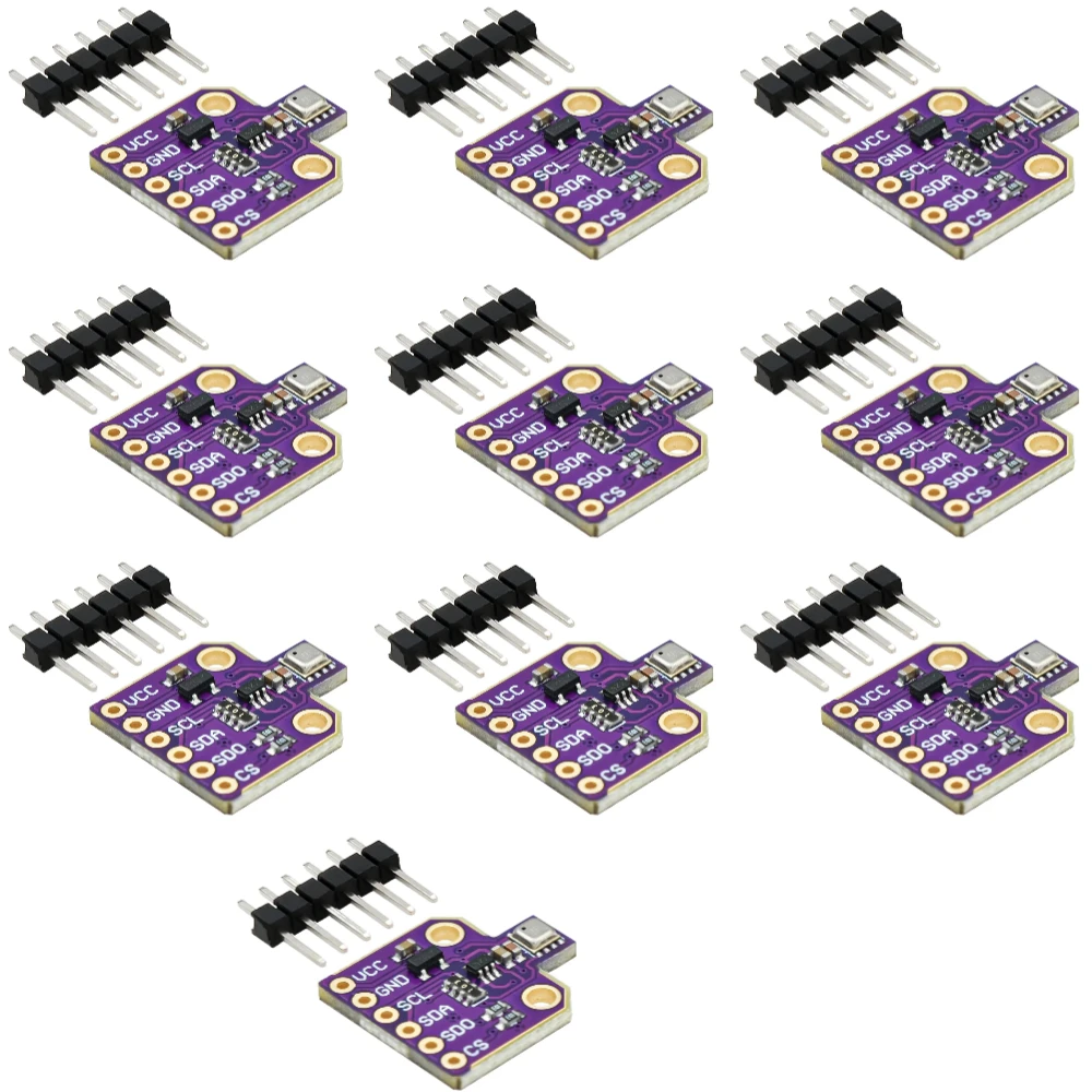 BME680 Sensor Tekanan Kelembaban Suhu Digital MCU-680 Papan Pengembangan Modul Ketinggian Tinggi
