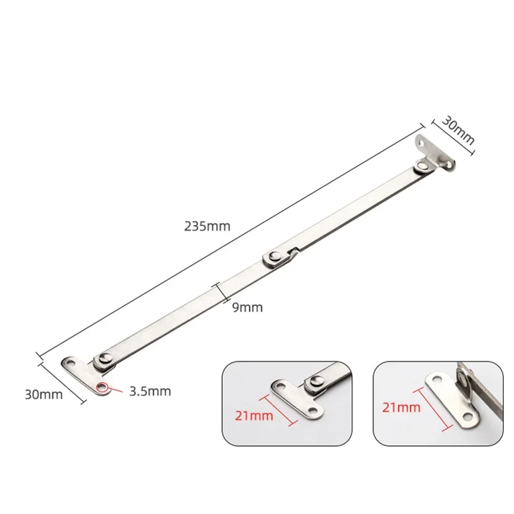 High Quality Brand New Door Stay Durable Folding Left&Right Lid Lift Up Movable Stainless Steel Support Tatami