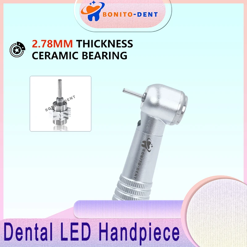 Pieza de mano Dental LED de alta velocidad, 3 pulverizadores de agua, puntas de dentista, generador electrónico, turbina de aire B2 M4, botón pulsador, Rotor de rodamiento de cerámica