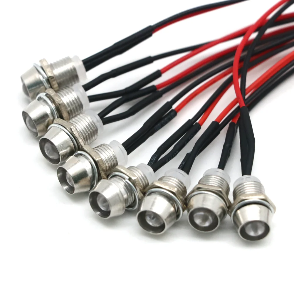 2 /4 /6 / 8 Lights 70cm Lenght RC LED Night Headlamps Headlights 3/5mm LED Light for Model Drift Crawler Car For RC Car