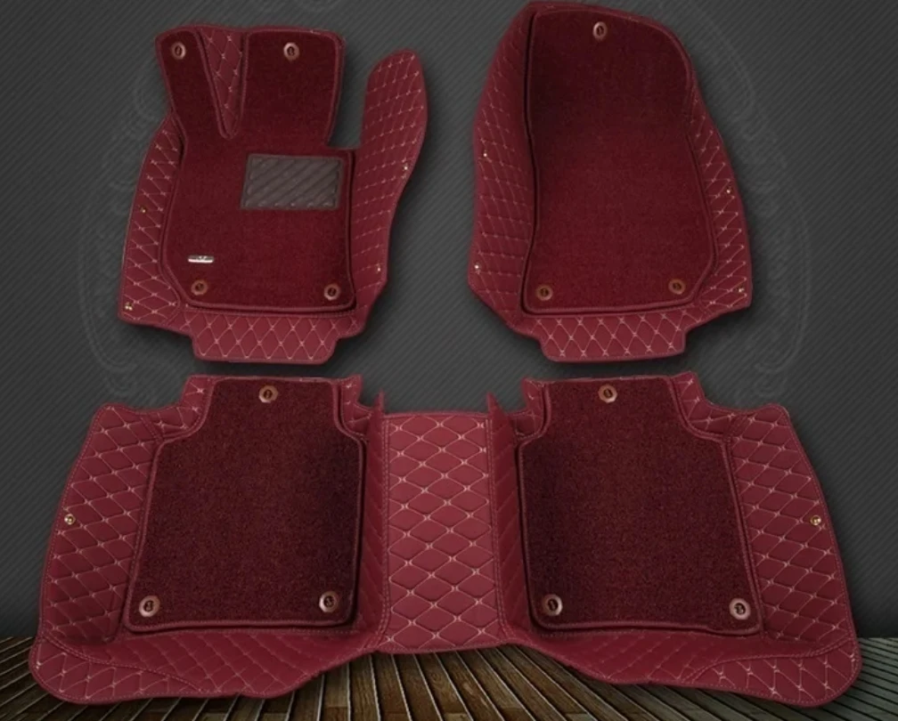 Custom special car floor mats for Mercedes Benz GLE 300 350 400 450 580 SUV V167 5 seats 2026-2020 durable double layers carpets