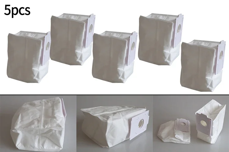 5pcs Dust Bags For Samsung VCA-RDB95 Jet Bot+ AI+ Robot Vacuum Cleaner Disposable Bin Replacement Accessories