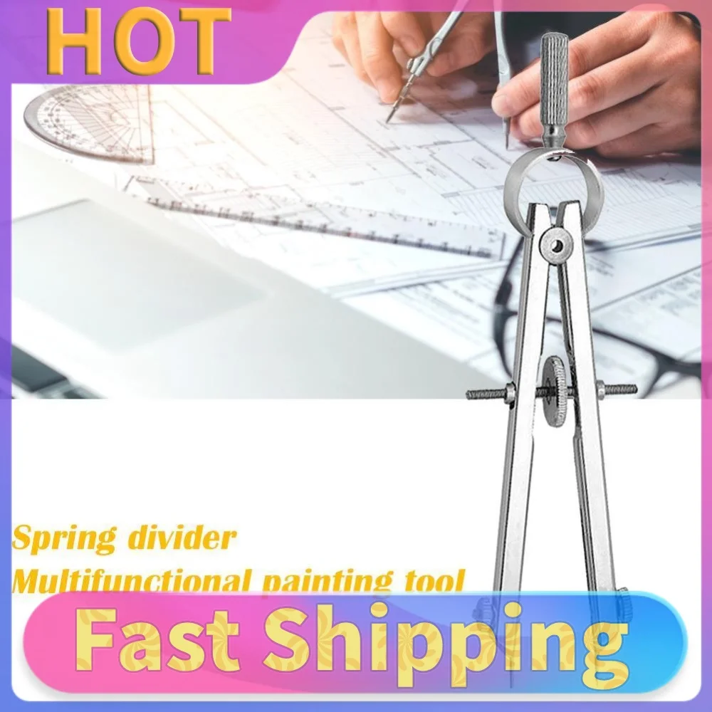 Multifunctional Compasses Drawing Tools Leather Printing for Spring Chart Planning Line Caliper Spacer Gauge Leather Tool
