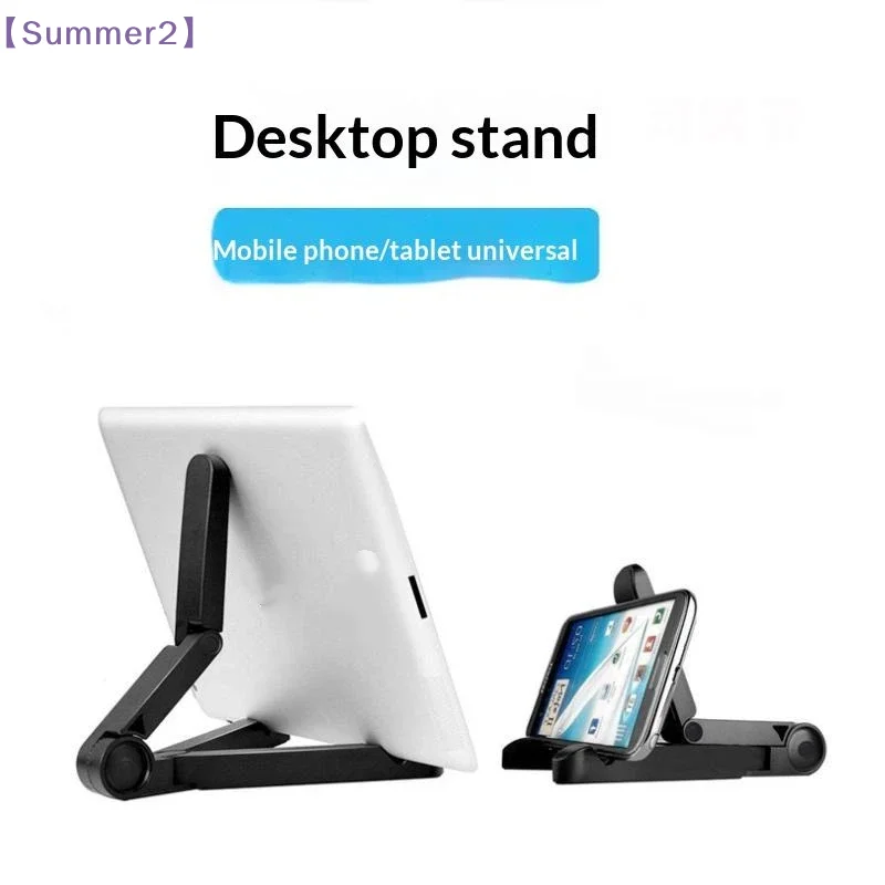 Folding Tablet Holder For 4-10 Inch Triangle Bracket For Live Streaming Binge Watching Simple Lazy Foldable Stand〔Sum2〕