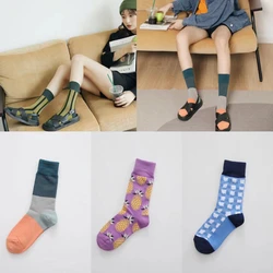 Personality trend neutral socks Japanese and Korean retro style street couple socks