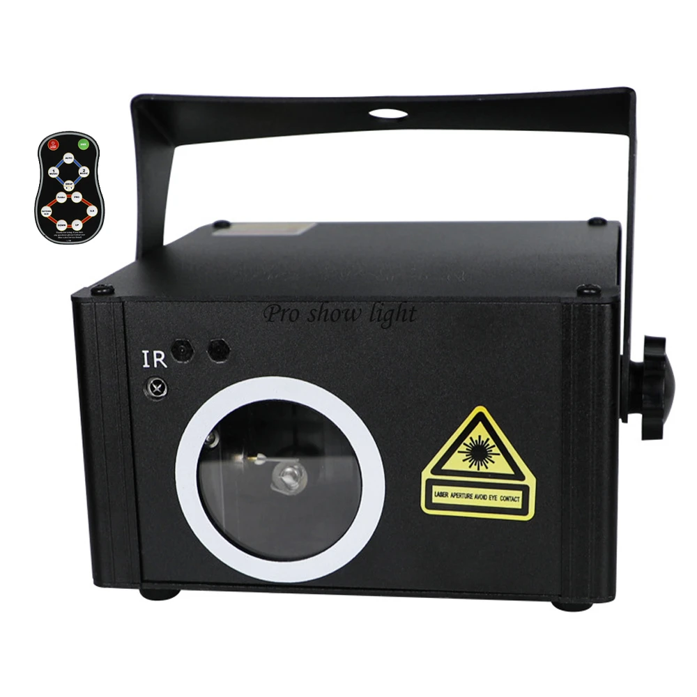 DJ Laser Lights for Party Hundreds of Patterns DMX Control TF Card Animation Lazer Light for Disco Club Supports Custom Drawings