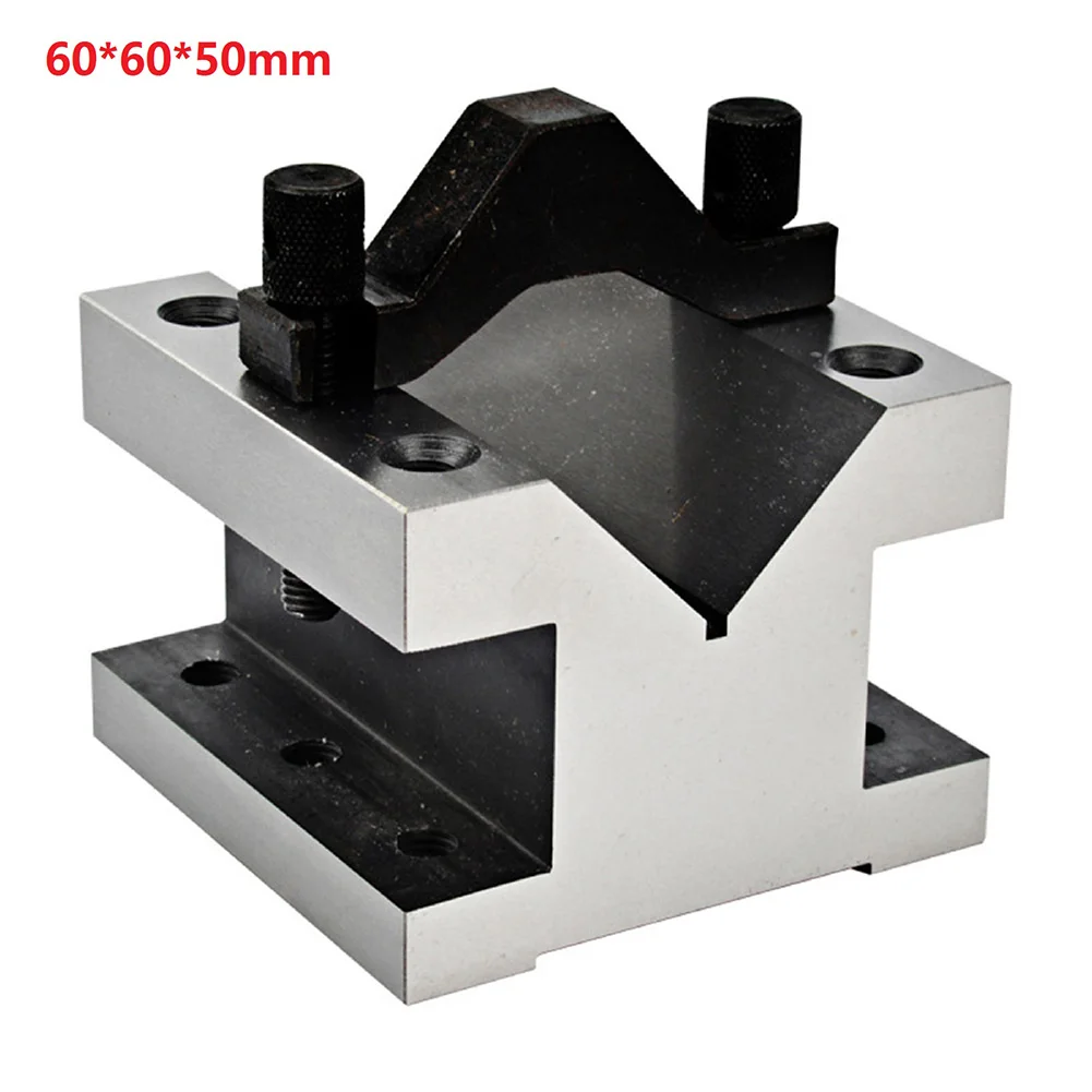 Grounding pairs V block with clamp set for 90 degrees mechanical parts inspection and workshop drilling with heat treated steel
