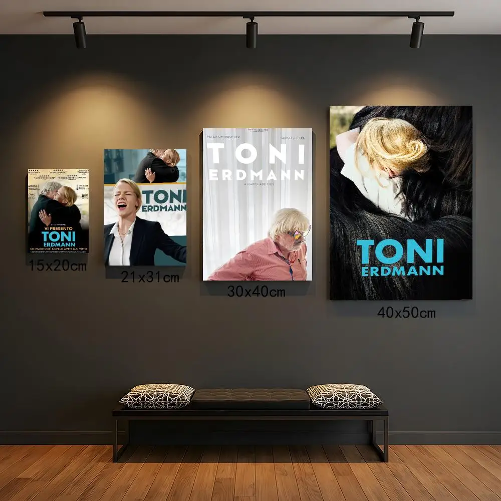 classic movie T-Toni Erdmann-N Painting Calligraphy Elegant Botanical Decor for Living Room Modern Interior Design