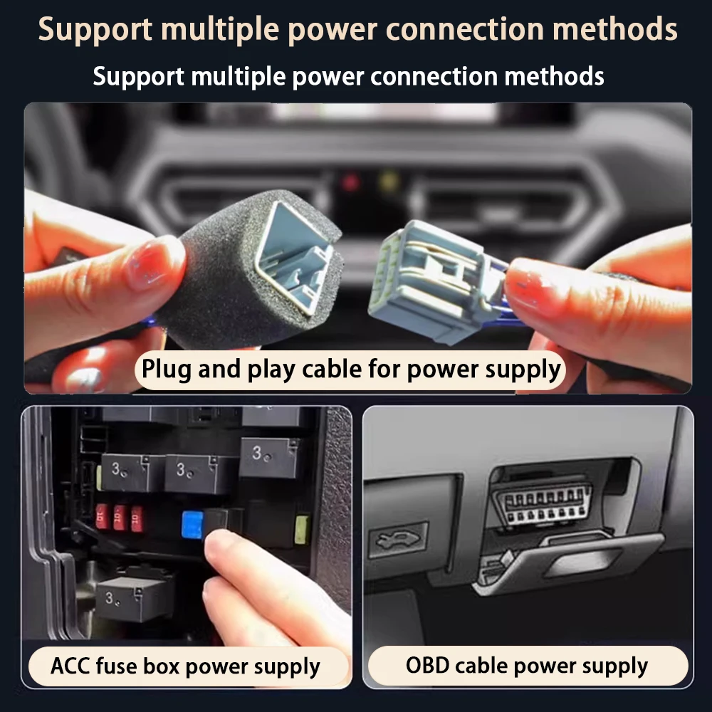 For Mini Hatch Hardtop One Cooper Countryman Clubman F54 F55 F57 F57F60 Dash Cam Camera DVR 4K Wifi Plug And Play Video Recorder