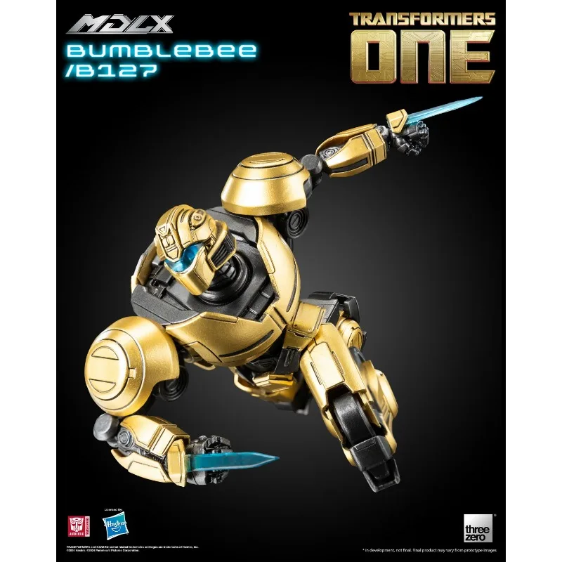 재고 있음 Threezero MDLX-class Transformers Yellow Bee B127 3Z08400W0 이동식 액션 피규어 컬렉션 선물