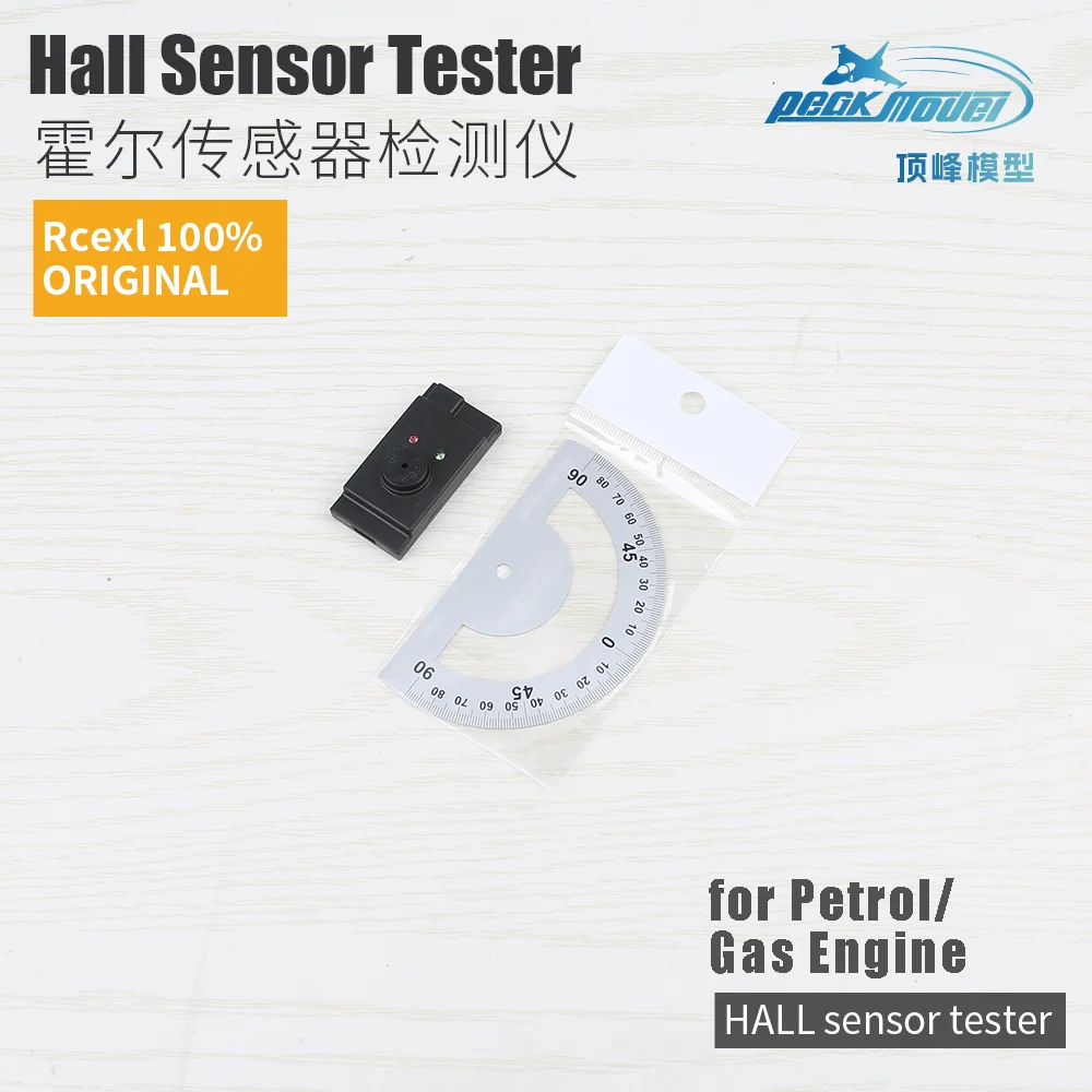Rcexl Ignition Hall Sensor Tester for Petrol/Gas Engine W/ LED Indicator & Buzzer