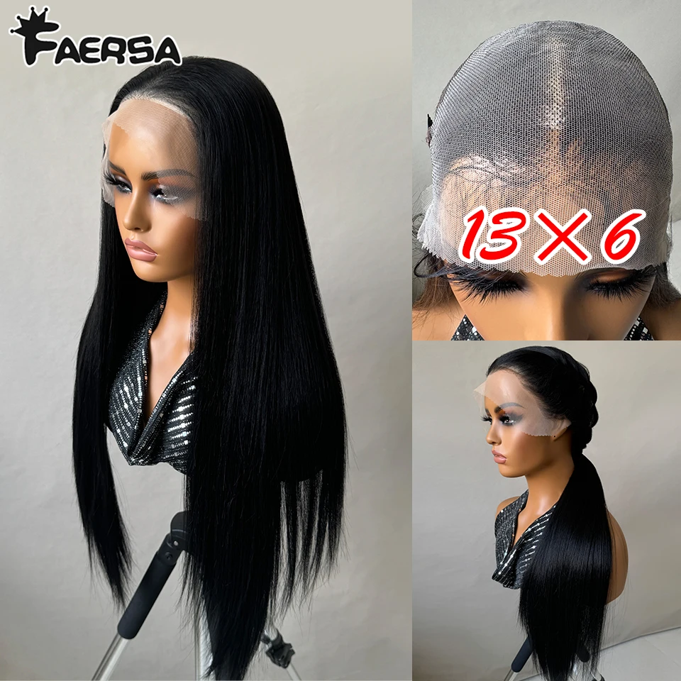 

Ombre Brown Straight 13*6 Lace Wig 30 Inch Long Highlight Synthetic Lace Front Wigs Pre Plucked Honey Pink Afro Wigs