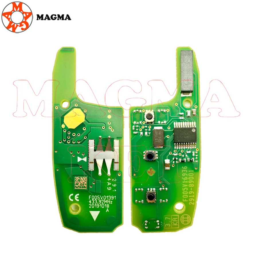 MAGMA الأصلي PCB ID46 PCF7952 433MHz سيارة مفتاح الوجه عن بعد لشروليه كروز Avo XL7 XL8 تريل بليزر أونيكس RS المقتفي #2