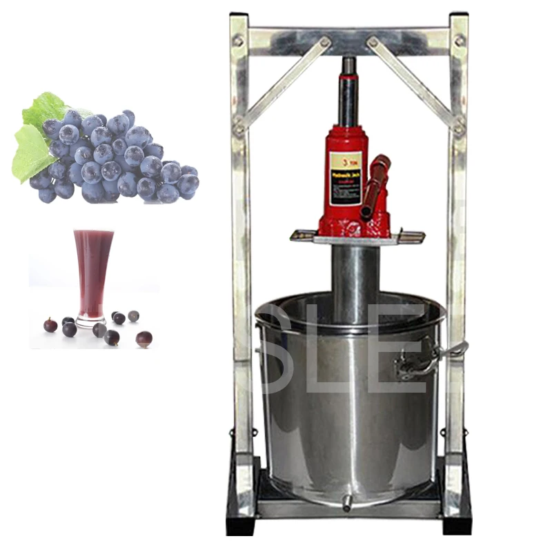 

Manual Hydraulic Fruit Squeezer Grape Blueberry Mulberry Presser Juicer