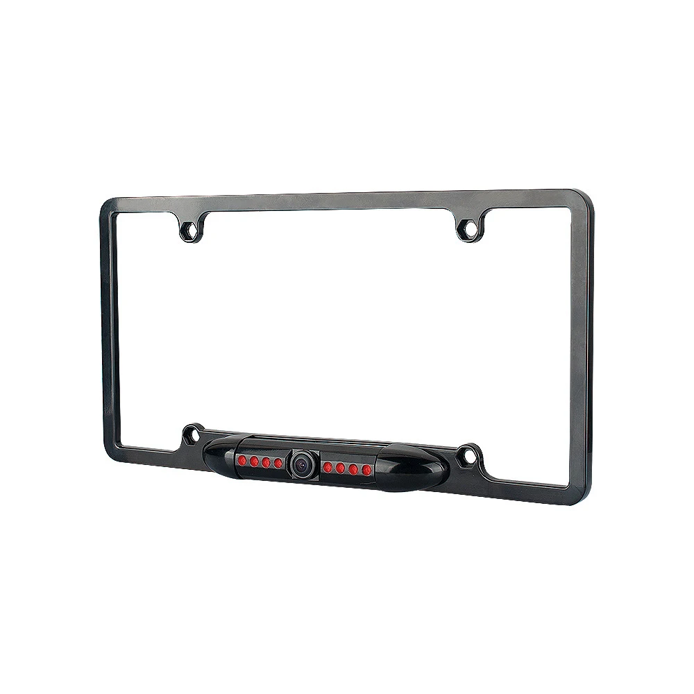 الأمريكية الرؤية الخلفية سيارة داشكام إطار لوحة الرخصة CCD الأشعة تحت الحمراء للرؤية الليلية كاميرا UA SZXH-MSCPKSXT-CPKR80 #2