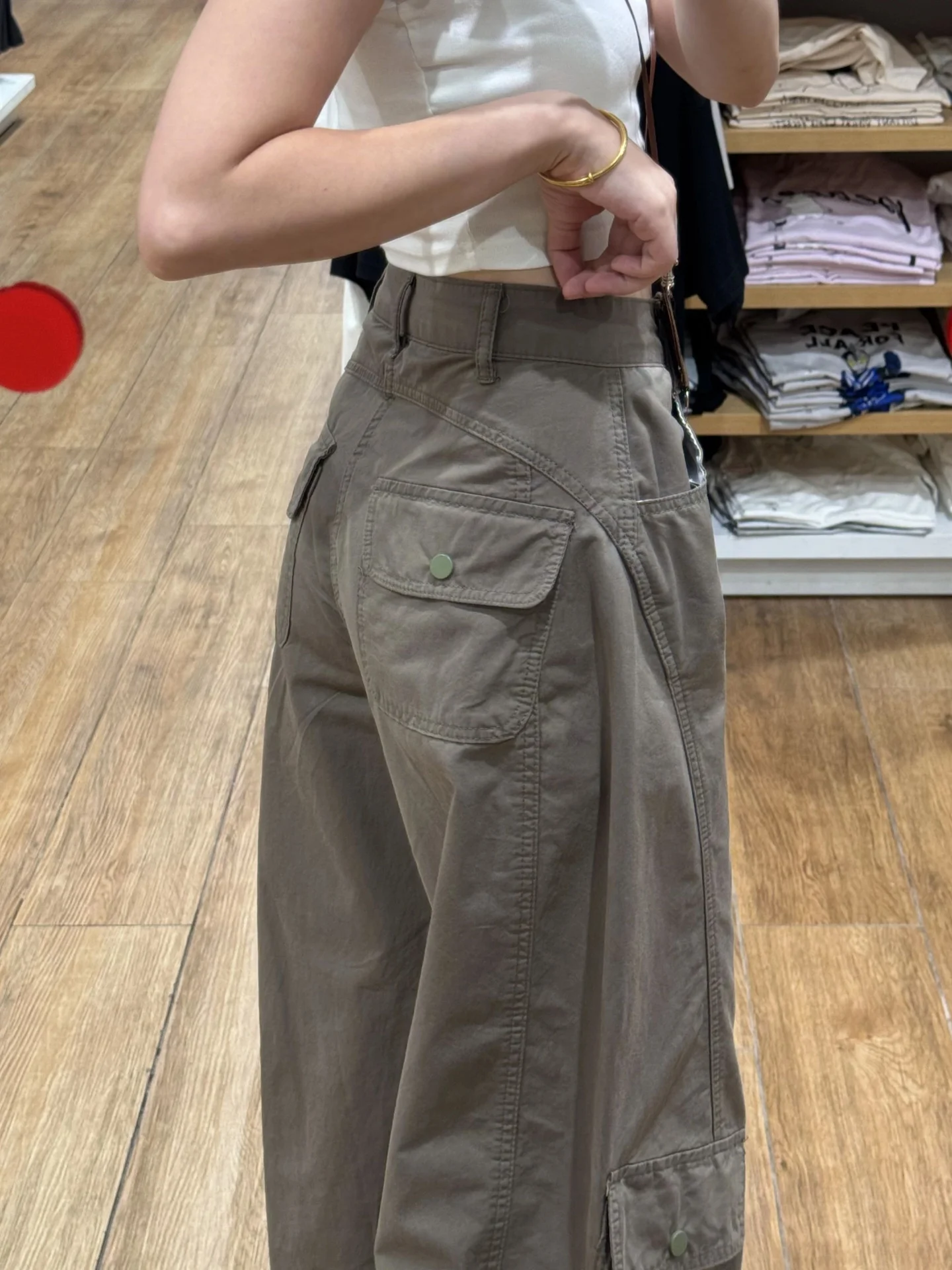 plus Size American Casual Workwear Jeans Women High Waist Loose Straight Leg Wide Leg Pants Spring Fashion Slimming Effect
