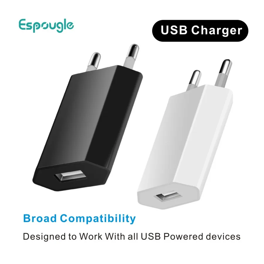 

100pcs USB Charger EU/US AC Plug Power Adapter for IPhone 5s/6s/6Plus 13 for Sumsung HTC 1A Wall Charger USB Travel Moblie Phone