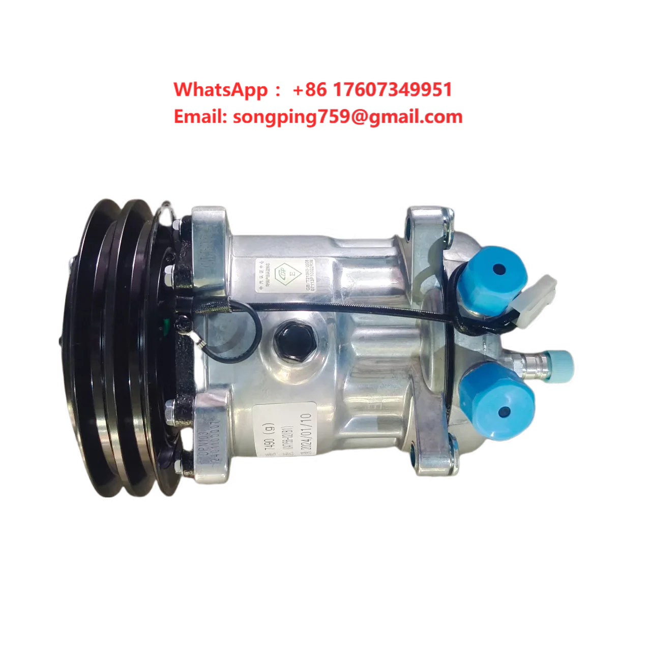 Customizable High Quality 12V/24V Electric Air Conditioning Compressor New Condition with Heating Function