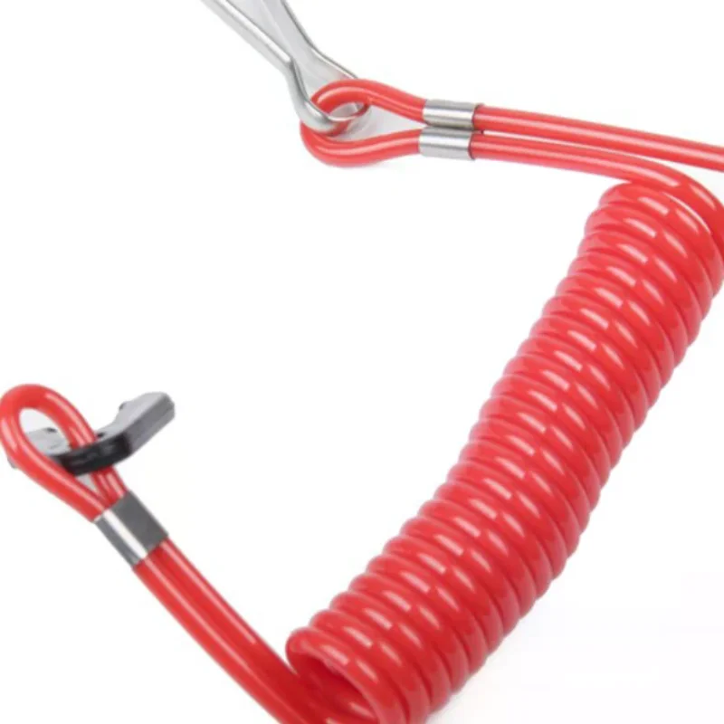 

1pc Marine Outboard Engine Boat Motor Kill Stop Switch For Jet Ski 2-425hp Key Rope Reminder Rope Boatemergency Stop