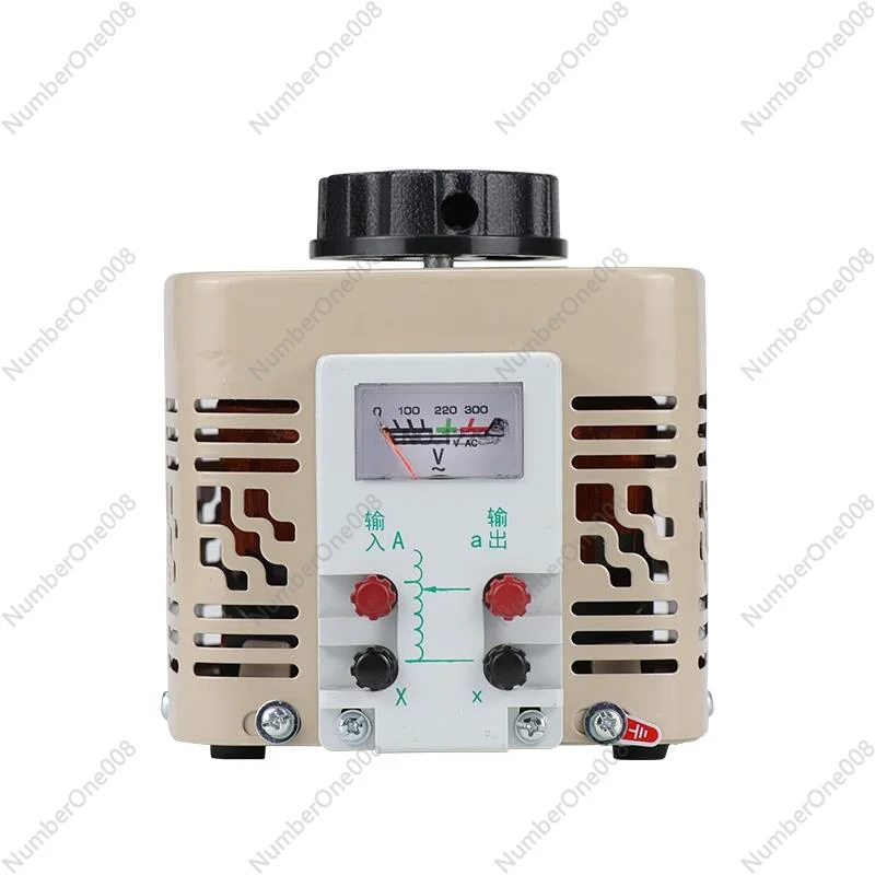 TDGC2-0.5KVA Transformer Regulator Dapat Disesuaikan Tegangan Digital Variabel AC 2A 500W 220V Catu Daya Fase Tunggal 0-250V