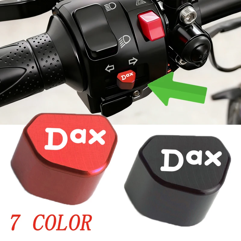 CNC Aluminum Motorcycle Button Turn Signal Switch Key Cap FOR HONDA DAX125 ST125 ST 125  DAX 125 ALL