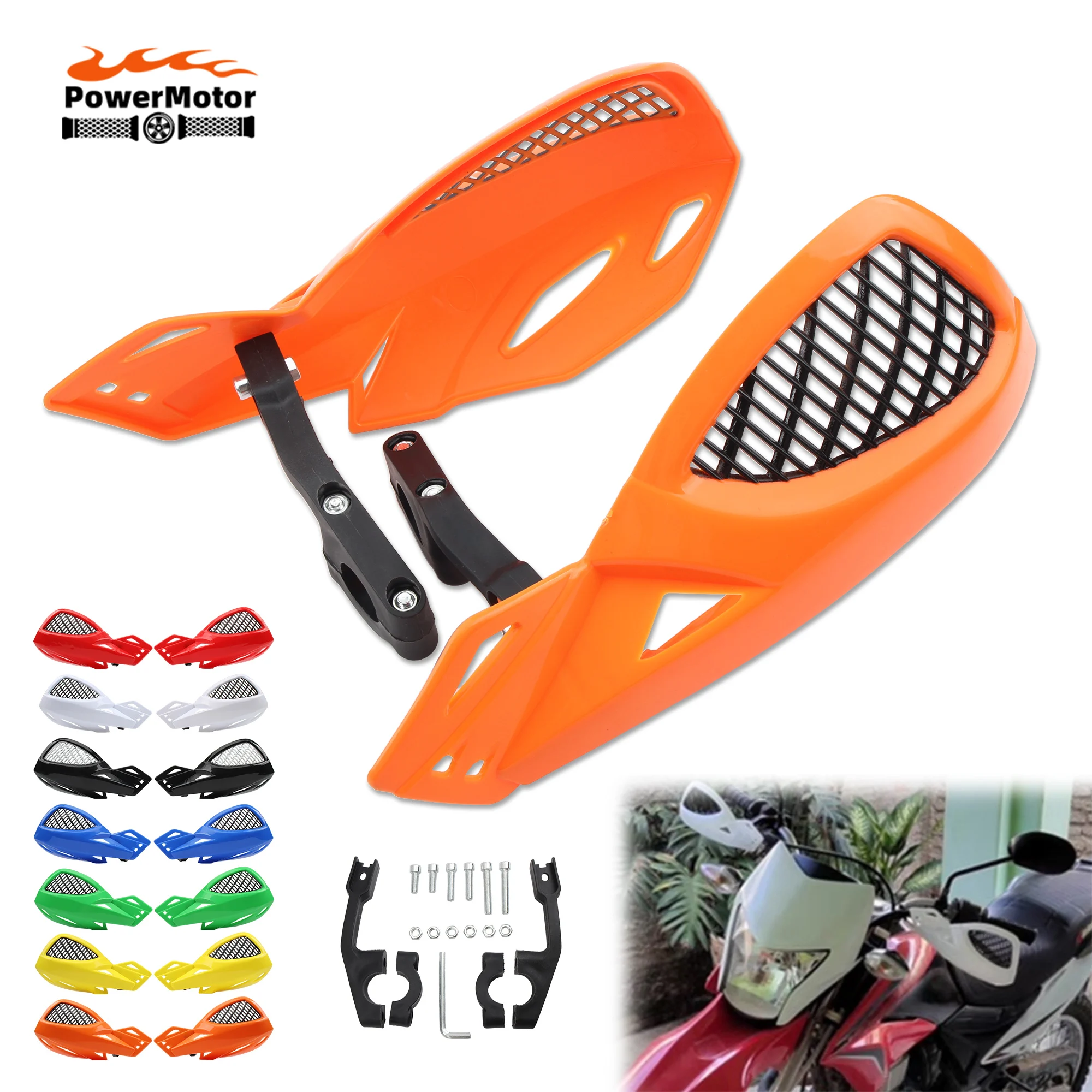 Motorrad Handschutz Schutz Kreuz Universal Zubehör für KTM Honda Yamaha 50cc 150 200cc Handprotektoren Enduro Motocross