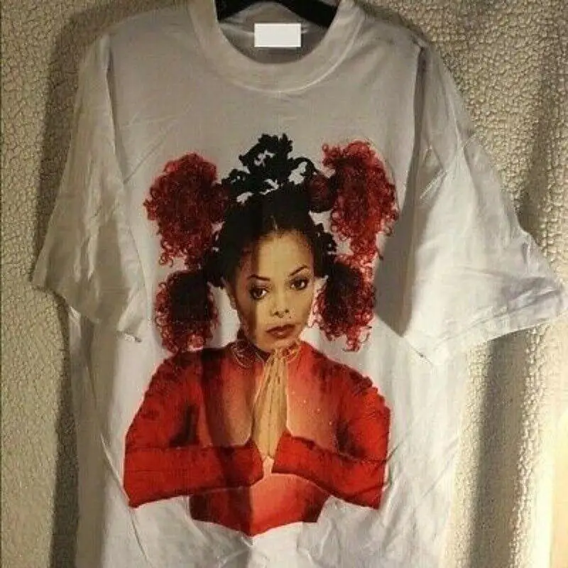 Джанет Джексон The Velvet Rope World Tour 1998, редкая футболка, перепечатка