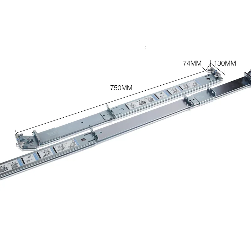 Server Railkit slide rail for DELL IU static rails R320 R330 R420 R430 R510 R620 R630 R640 R440 R6415 R6515  rail kit