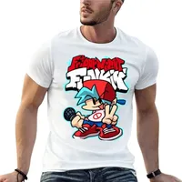 Friday Night Funkin Boyfriend T-Shirt tees plain men clothing