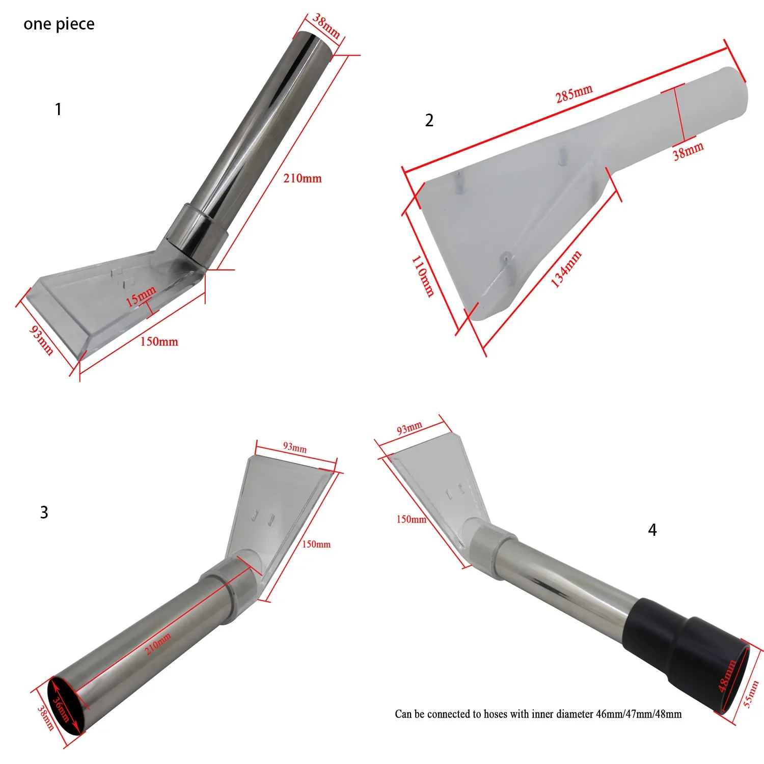 Extraction Nozzle injection extraction vacuum cleaner nozzle for carpet shampoo steam vacuum nozzle upholstery