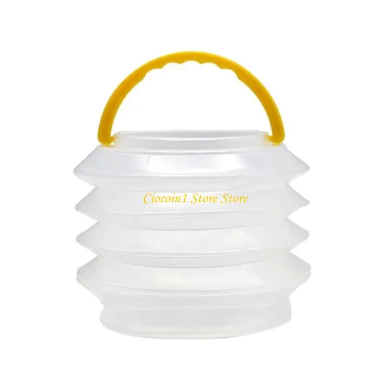 A3PC Painting Brush Washing Bucket Collapsible Paint Brush Washer Practical Watercolor Oil Painting Brush Bucket for Drawing