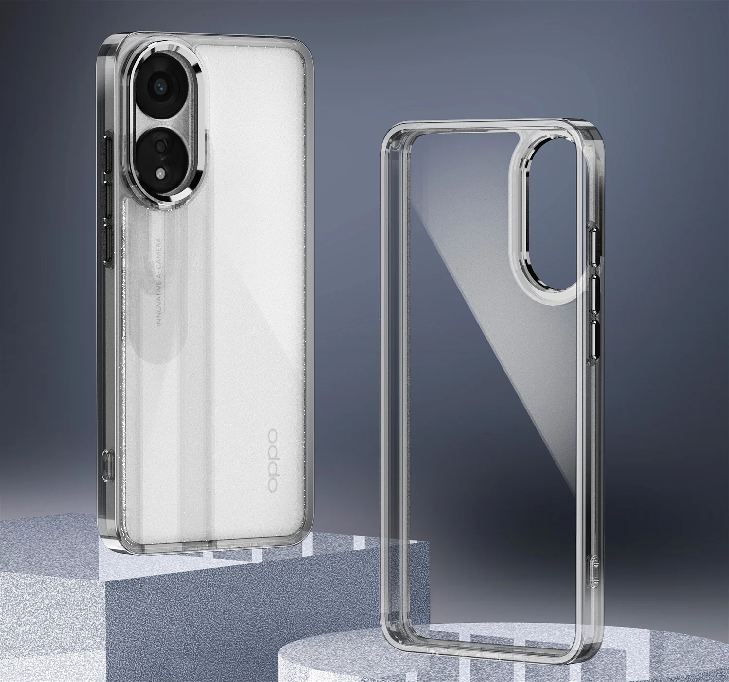 Acrylic Case for Oppo A78 4G Clear Transparent Silicone Protection Shockproof Luxury Hard Phone Cover OppoA78 4G CPH2565 Coque