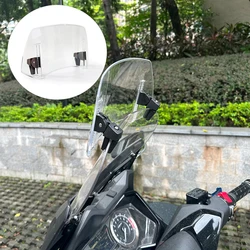 For Piaggio Vespa LX50 LX125 LX150 GT200 GTS125 GTS250 GTS300 Motorcycle Windshield Clamp-On Windscreen Spoiler Extension