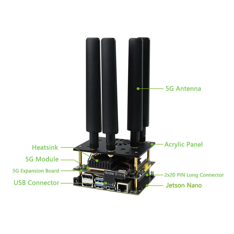 Модуль VVNB-SIM8200EA M2 5G для платы расширения Jetson Nano 5G/4G/3G для регионов с покрытием сигнала 5G Sub-6G