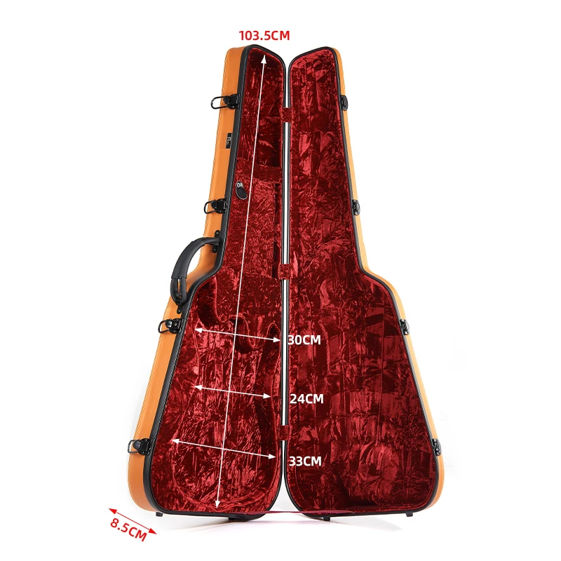 Start5-GC Rm Gun type FRP electric guitar case, PVC leather hard shell instrument case, special instrument case for musicians