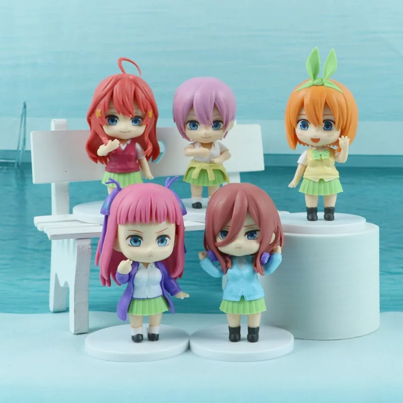 1pc random color PVC Action Figures The Quintessential Quintuplets Anime Nakano Ichika Nino Miku Yotsuba