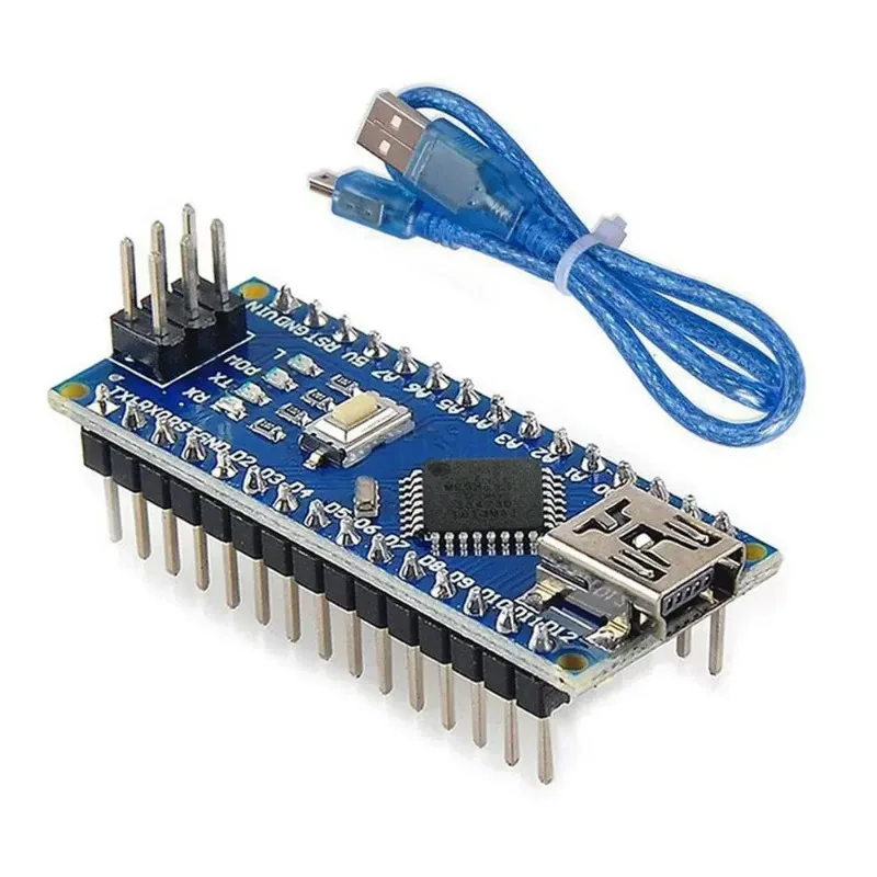 1-3PCS Compatible with Nano V3.0 CH340 Improved Atmega328P USB To TTL with Data Cable Controller Board Module for Arduino