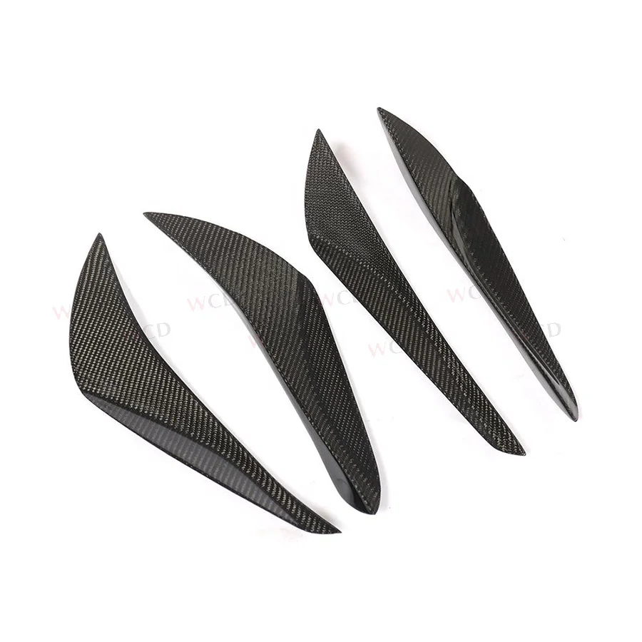 For Toyota GT86 Brz Carbon Fiber Front Side Air Vent GT86 2012-2019 Bumper Air Knife Winglet Trim Body Kit