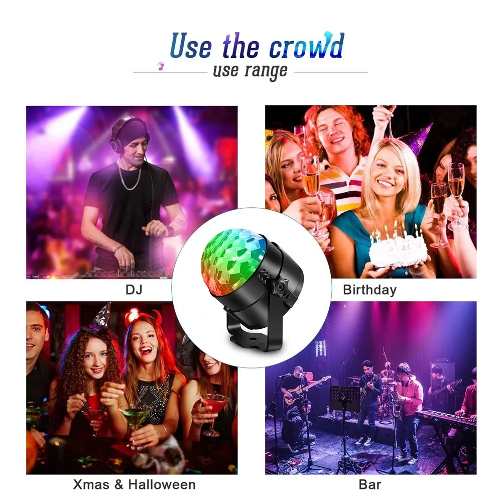Led Disco Light Ball Dmx Led Stage Light Dj Disco Led Laser Dj Lights Christmas Party Lights Disco Ball Laser Strobe Effects