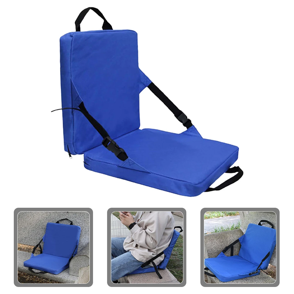 

1pc Lightweight Foldable Outdoor Chair Cushion Comfortable Portable Garden Beach Camping Seat For Picnic Fishing Leisure Use