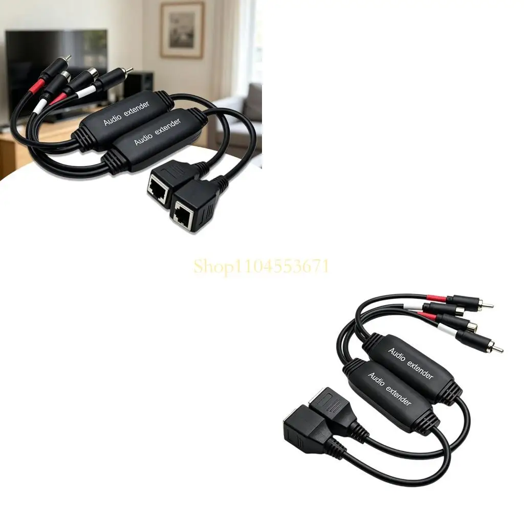 Best Seller Durability 3.5 To RJ45 Auditory Extension Wire 100M Ranges Reliabled Connection