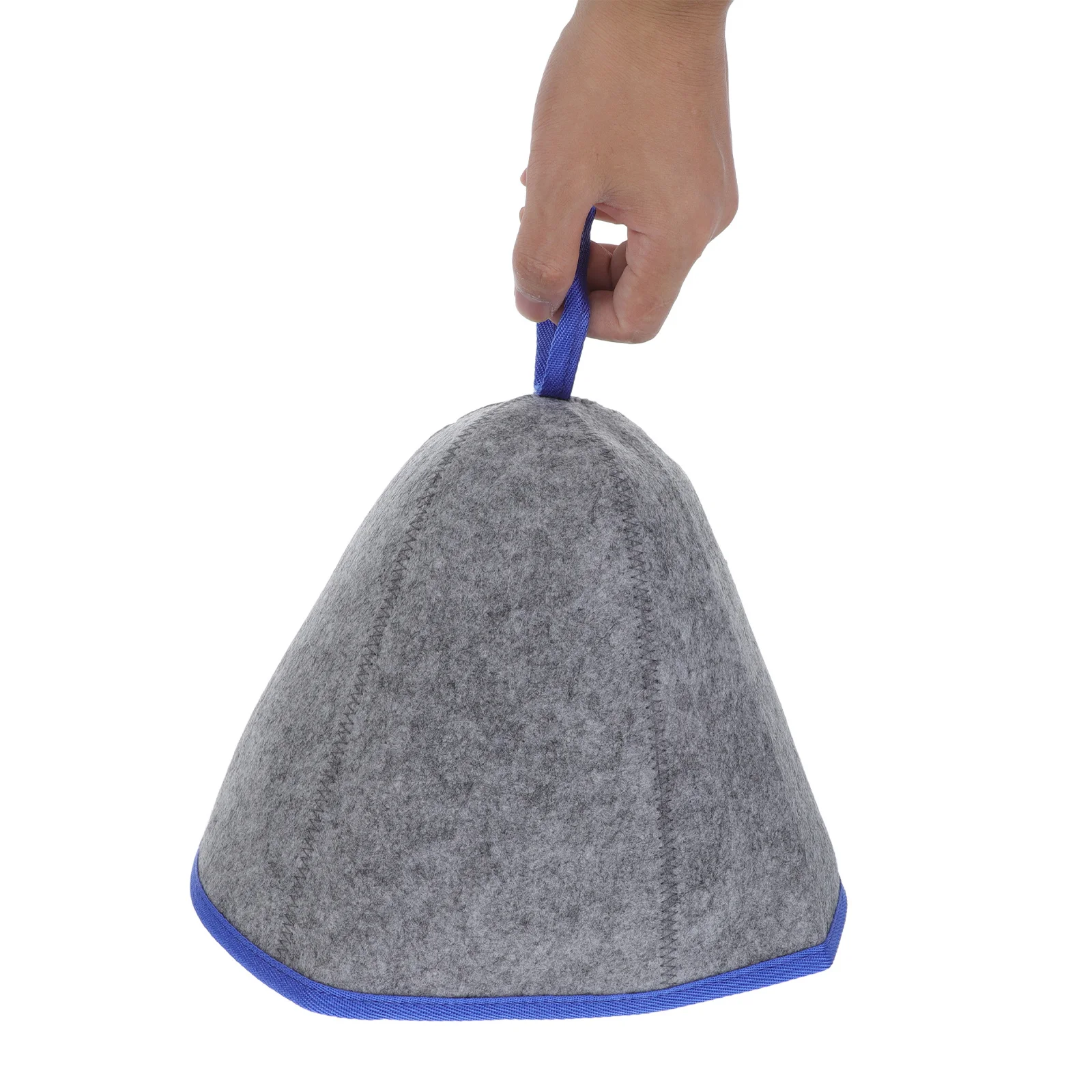 Bild 6: 1pc Sauna Für Frauen Verdickt Filz Bad Hut Wiederverwendbare Schnell Trocknend Wasser Absorbieren Leichte Dusche Kappe Russische Sauna Hut