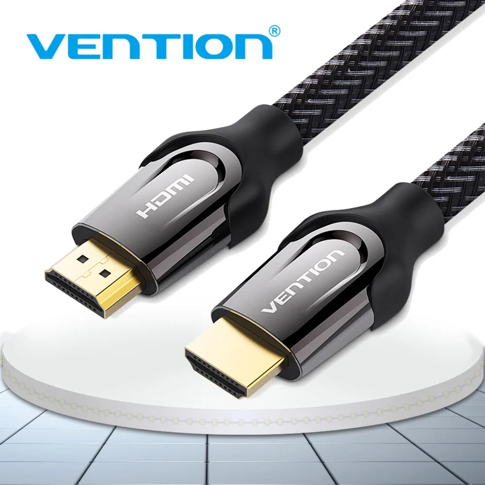 Kabel HDMI vention HDMI na HDMI 2.0 kabel 4K dla Xiaomi żarówka jak przełącznik do nintendo PS4 telewizji tv, pudełko xbox 360 3m 15m kabel hot