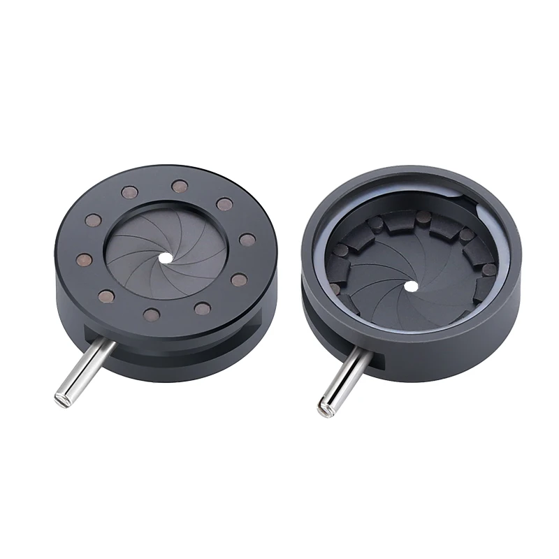 Condensatore di apertura a membrana con diaframma ottico con zoom da 1-11 mm all'ingrosso con 10 lame per adattatore per microscopio per fotocamera digitale