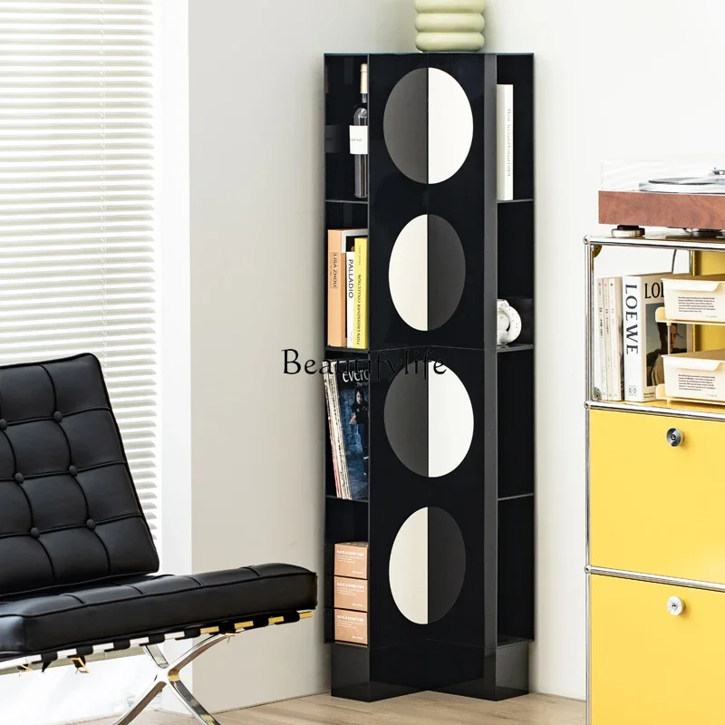 

ls 27Acrylic wall triangle cabinet bedroom living room corner storage locker rack