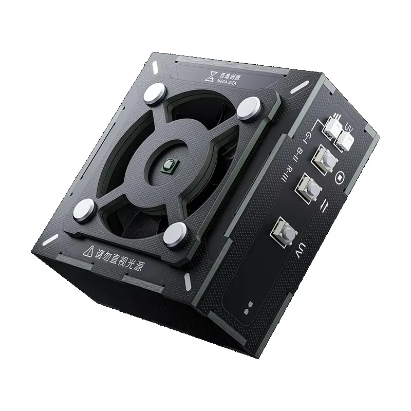 

MEGA-IDEA охлаждающий вентилятор для отверждения, быстрое рассеивание тепла, дымоотвод, УФ-отверждение, 2 в 1, вентилятор для обслуживания, инструменты для ремонта телефонов