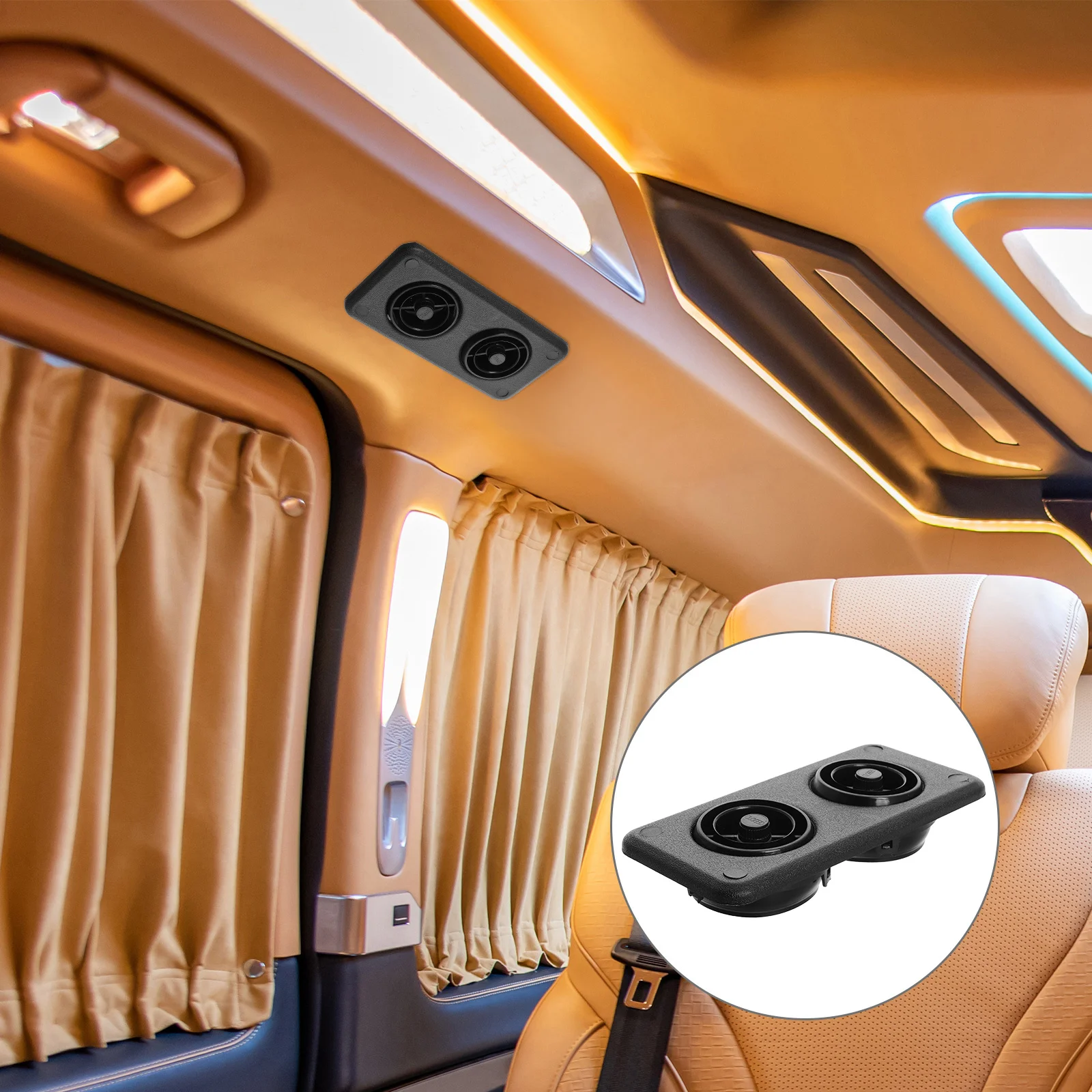 

Bus Air Conditioning Outlet Truck Roof Vent For Multiple Large Vehicles Automotive Air Vent Deflector Rv Interior Airflow