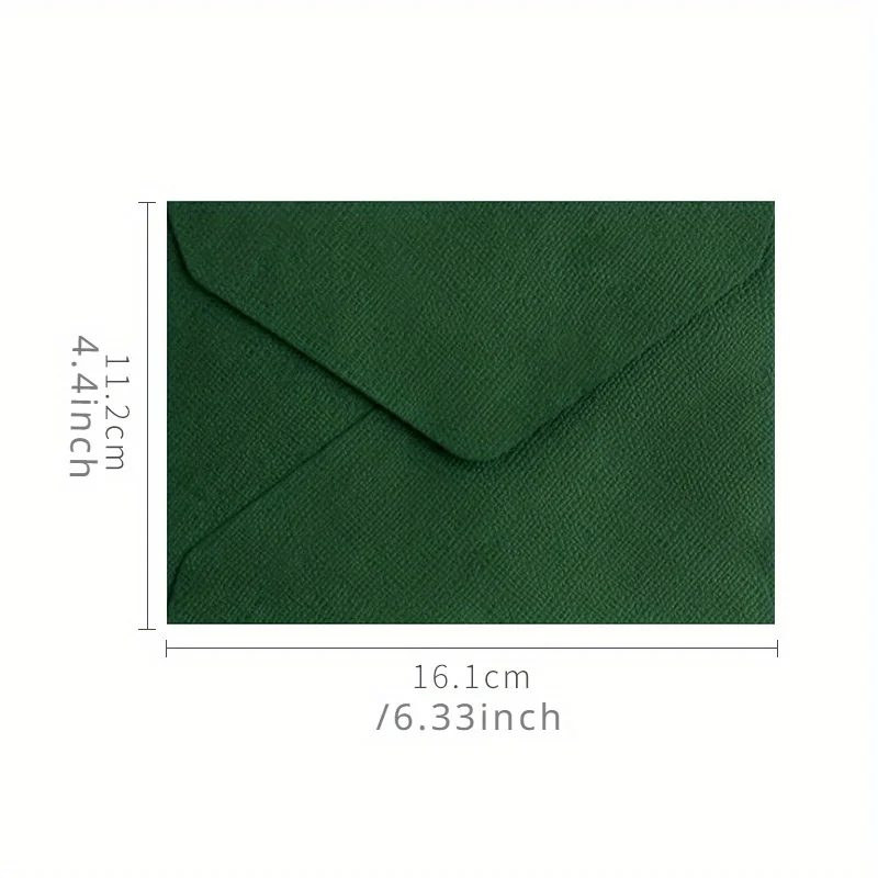 10Pcs Retro Hemp Texture Western Envelopes for Wedding Party Invitations Greeting Cards Customized Gift Bags